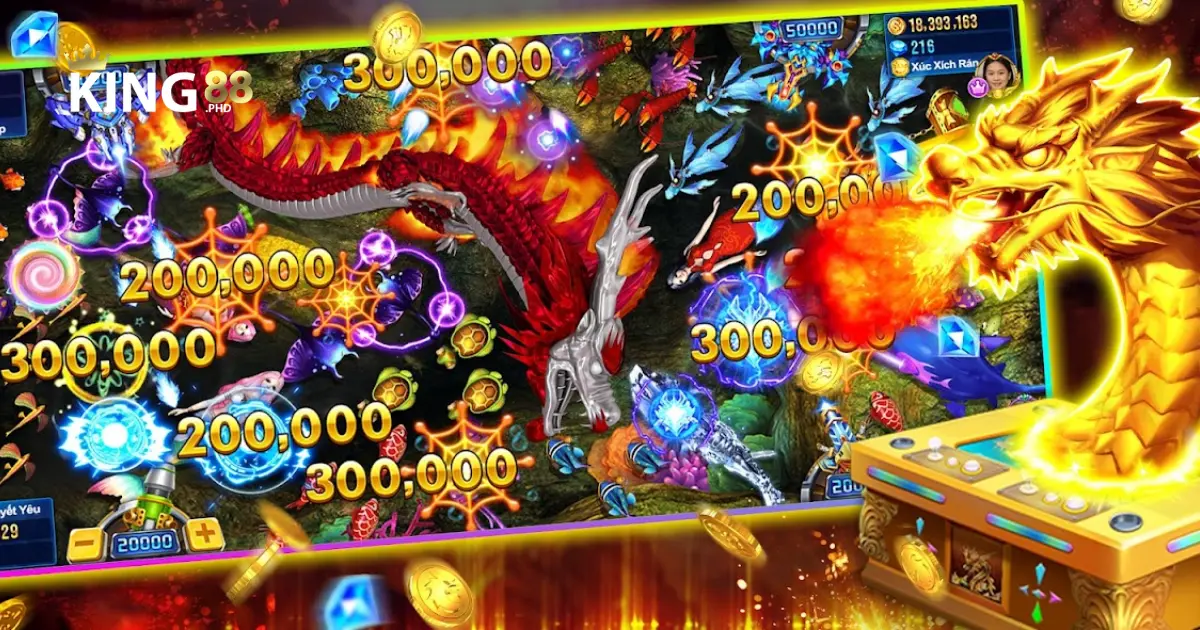 Đồ họa chân thực, hiệu ứng bắn cá sống động